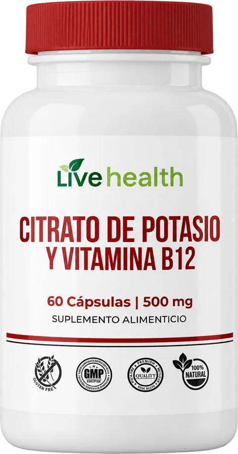 Potasio + B12 Live Health