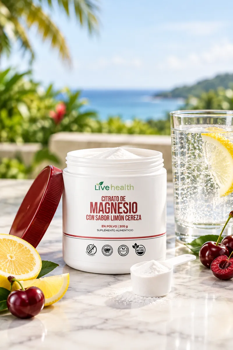 Magnesio en polvo Live Health