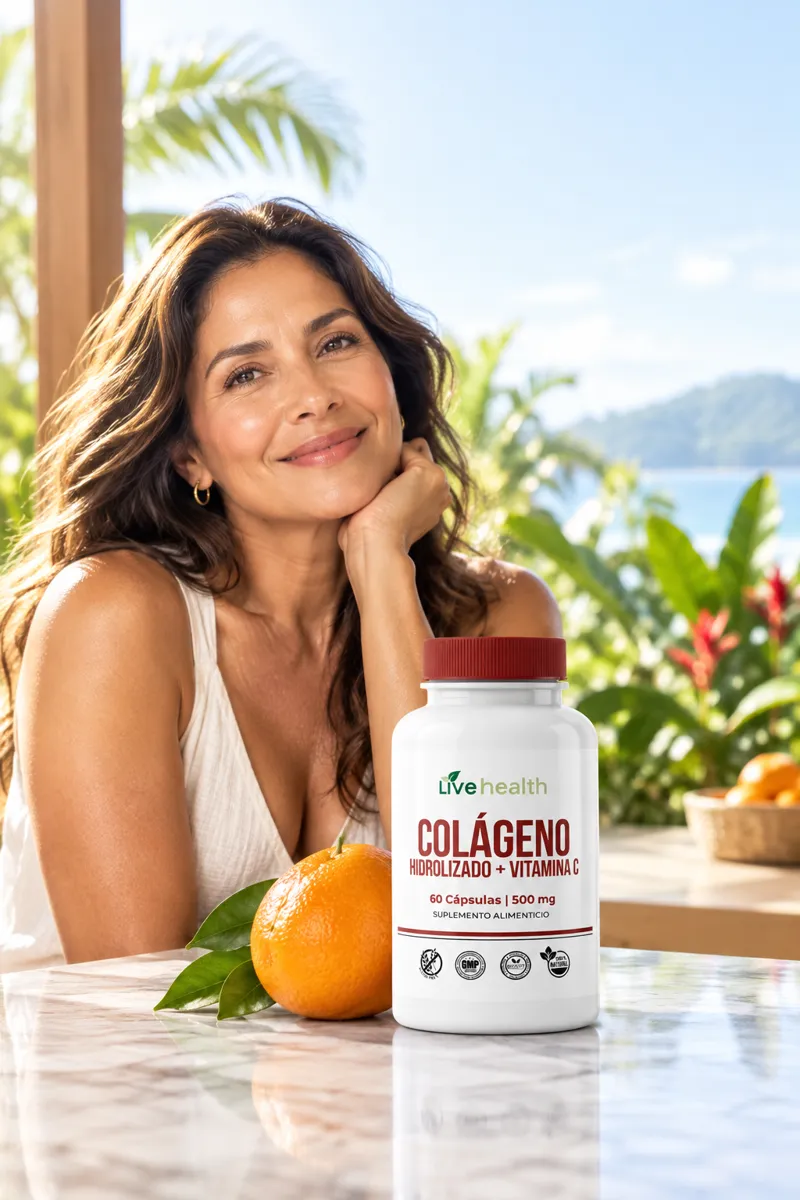 Colágeno + Vitamina C Live Health