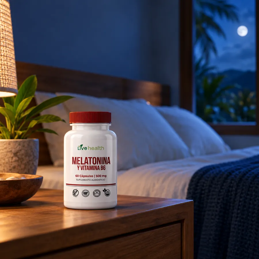 Melatonina + B6 Live Health